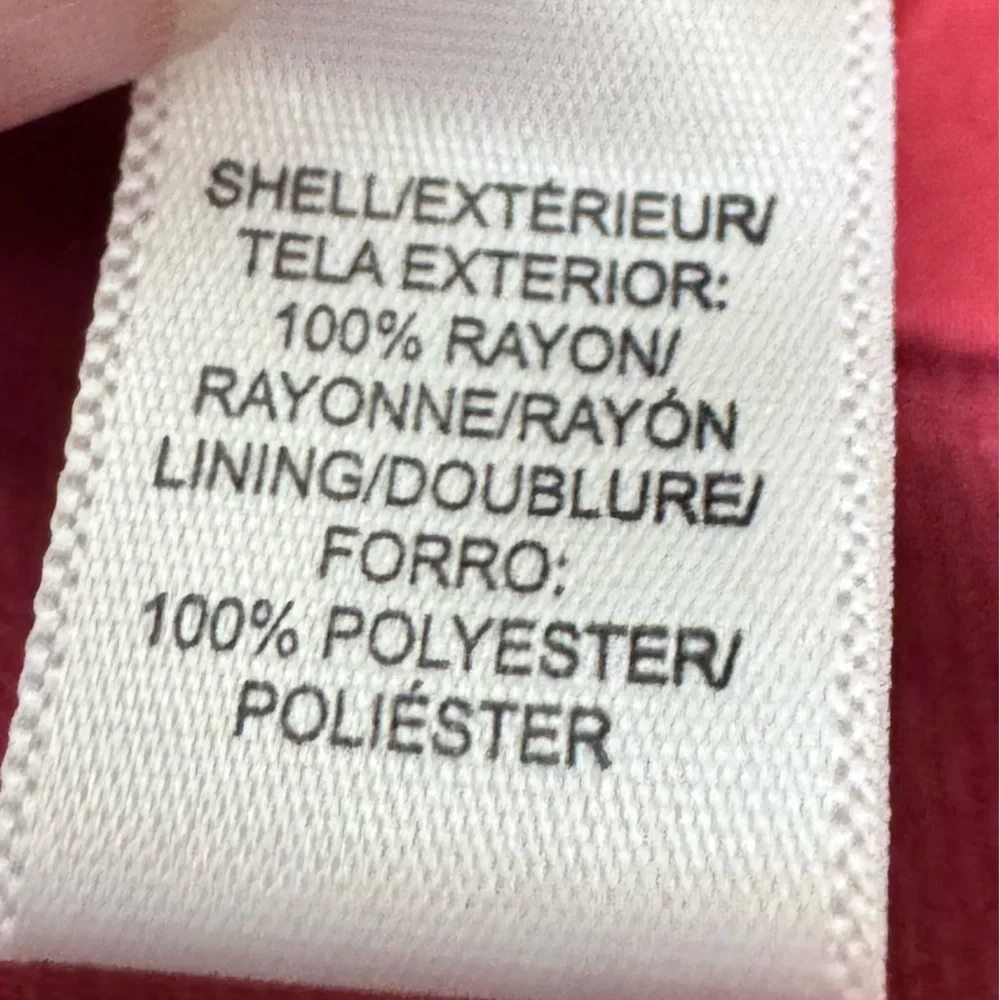 NWT LOFT Deep Red Ruffle Faux Wrap Skirt, Size 6, Burgundy, midi, flounce - Picture 14 of 15